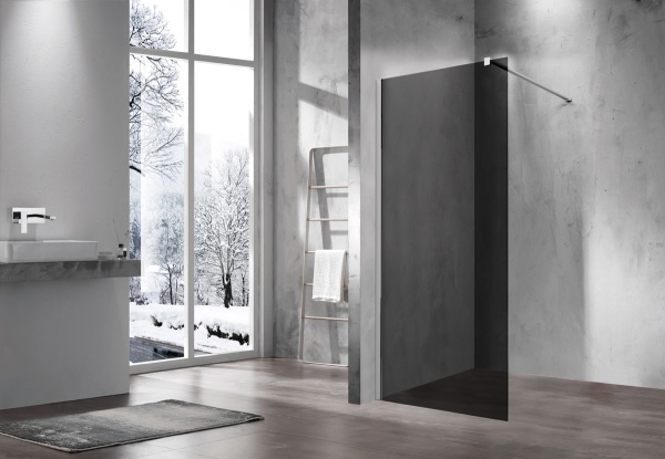 Душевая перегородка Vincea Walk in VSW-1H120CG 120 см, стекла тонированные, профиль хром