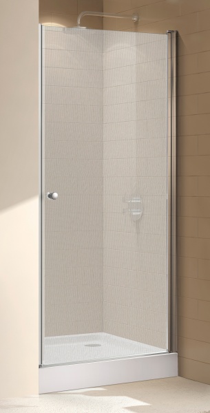 Душевая дверь Cezares Eco ECO-O-B-1-65-P-Cr 65 см стекла рифленые, профиль хром