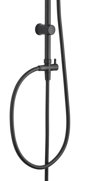 Душевая система без смесителя Aquanet Passion AF300-70-S-B монтаж настенная без термостата черный