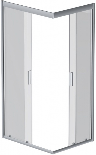 Душевой угол Am.Pm Gem W90G-404-100280-MT прямоугольный 100x80 стекла прозрачные, профиль хром