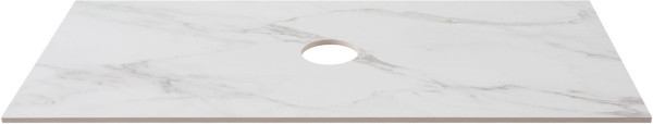 Столешница для ванной Allen Brau Reality 1.32025.M 101 см керамогранит, цвет белый