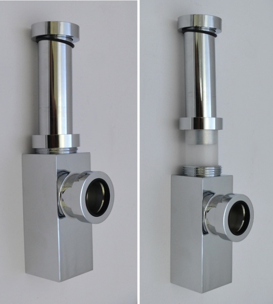 Сифон для раковины AlcaPlast A401, латунь, латунь