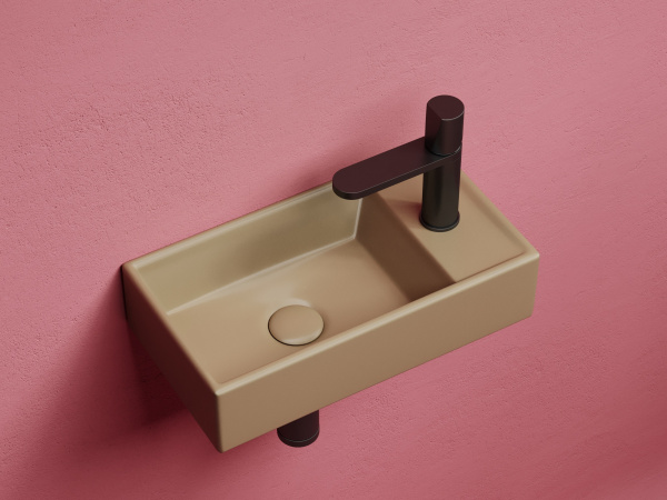 Раковина подвесная прямоугольная Ceramica Nova Element CN6051LMC фарфор цвет бежевый матовый