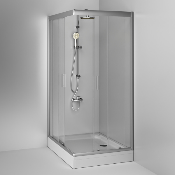 Душевой угол Am.Pm Gem W90G-404-120290-MT прямоугольная  стекла прозрачные, профиль хром