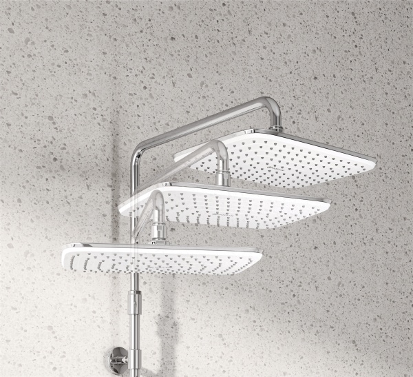 Душевая система со смесителем Kludi Cockpit 8005005-00 монтаж настенная с термостатом хром
