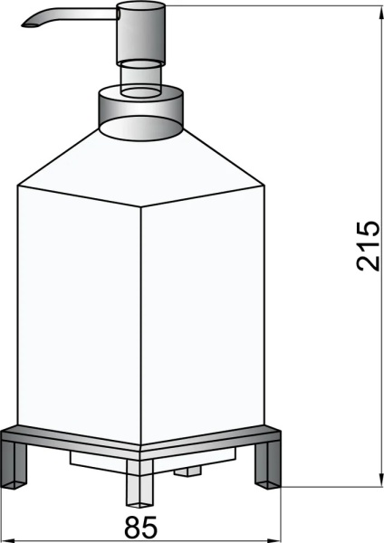 Диспенсер для мыла Boheme  10224