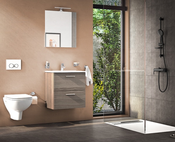 Смеситель для ванны или душа VitrA Origin A4261936 настенный 
без термостата матовый черный