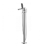 Смеситель для ванны Bravat Gina F665104C-B3-ENG напольный 
без термостата хром
