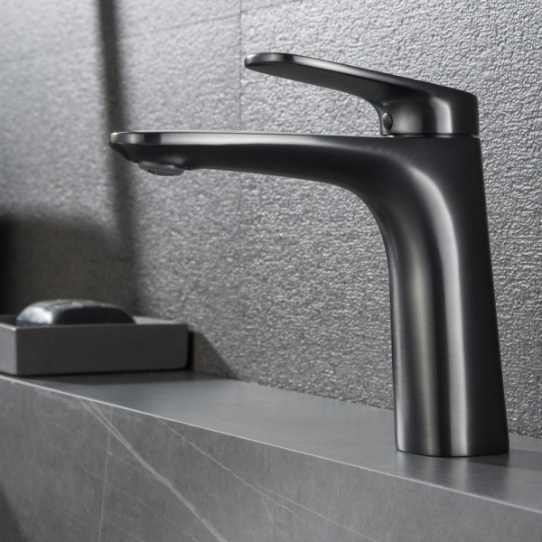 Смеситель для раковины Black&White Universe UK8701MG gun metal