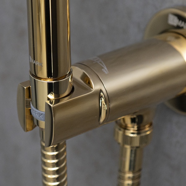 Смеситель для биде Lemark Solo LM7171G латунь золото