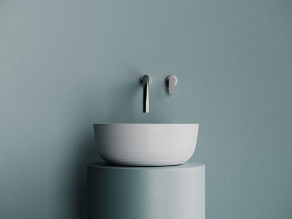 Раковина накладная круглая Ceramica Nova Element CN6073MW фарфор цвет белый матовый