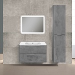 Тумба  подвесная Vincea Paola VMC-2P800BT 80 см  2 ящика цвет Beton 