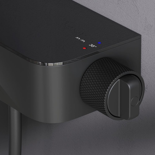 Душевая система со смесителем Am.Pm Func F078F722 монтаж настенная без термостата черный