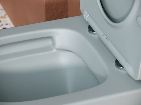 Унитаз подвесной Ceramica Nova Balearica CN6000MH Rimless фарфор серый матовый