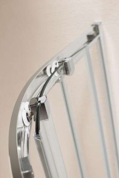 Душевой угол Cezares Eco ECO-O-RH-2-120/90-C-Cr прямоугольная-асимметричная  стекла , профиль 