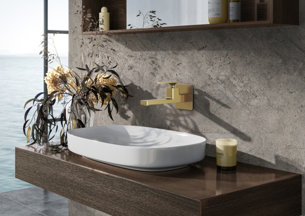 Смеситель для раковины Timo Torne 4372/17SM матовое золото