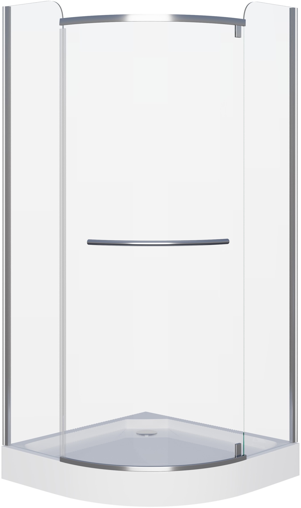 Душевой угол Grossman Classic GR-7090 четверть круга  стекла , профиль 