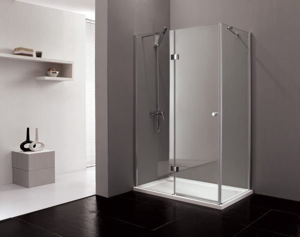 Душевой угол Cezares Verona VERONA-AH-1-120/100-P-Cr-L прямоугольная  стекла , профиль 