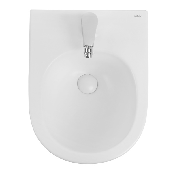 Биде подвесной Abber Bequem AC1150MW керамика, цвет белый матовый