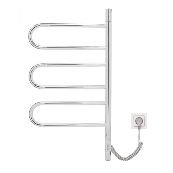 Полотенцесушитель электрический Vincea  П6  40x80 VTD-1R2CE хром