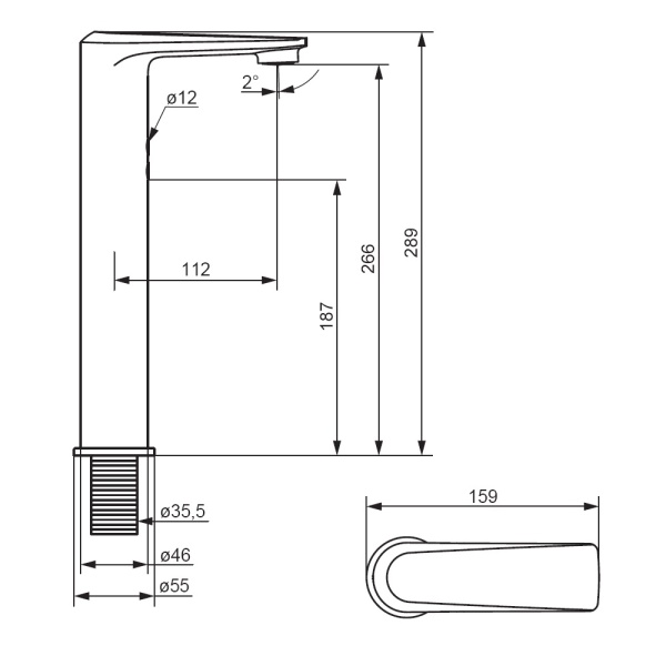 Смеситель для раковины Damixa Jupiter 770280300 черный