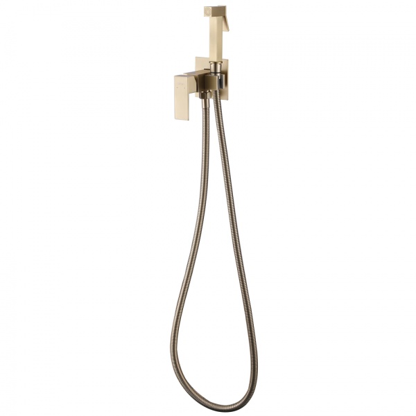 Гигиенический душ Abber Daheim AF8226G встраиваемый в стену матовое золото
