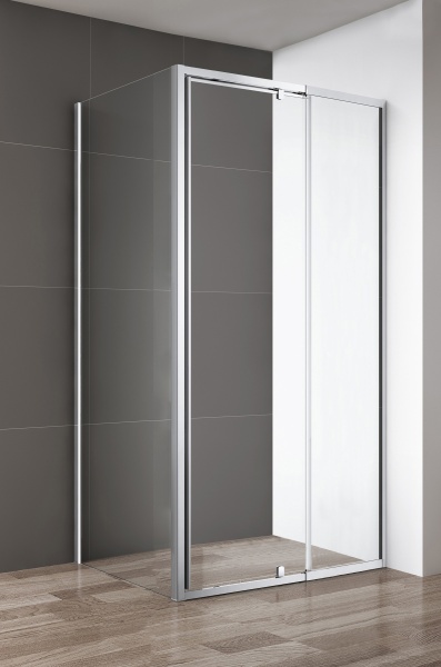 Душевой угол Cezares Variante VARIANTE-AH-1-90/100-80-C-Cr прямоугольная  стекла прозрачные, профиль хром