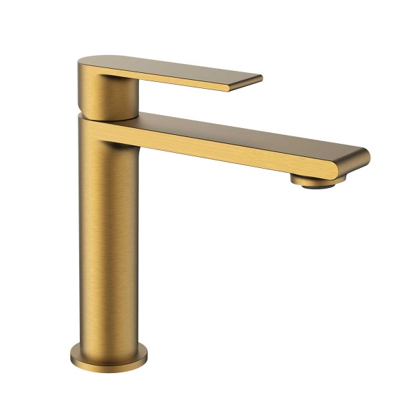 Смеситель для раковины Vincea Vogue VBF-1V1BG брашированное золото