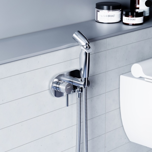 Гигиенический душ Damixa Option 212000000 встраиваемый в стену хром