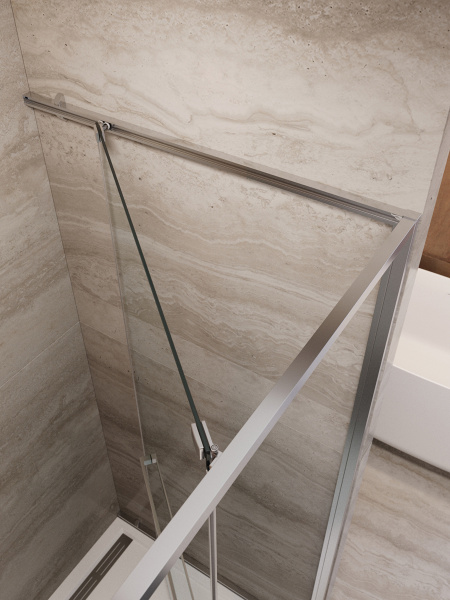 Душевая дверь складная Cezares Lux LUX-B-FS-1-70-C-CR 70 см стекла прозрачные профиль хром