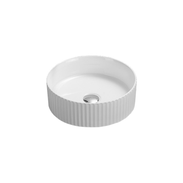 Раковина накладная круглая Vincea  VBS-501 фарфор цвет белый