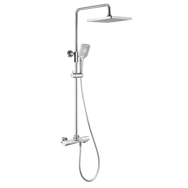Душевая система со смесителем Vincea Next VSFS-1N1TCH монтаж настенная с термостатом хром