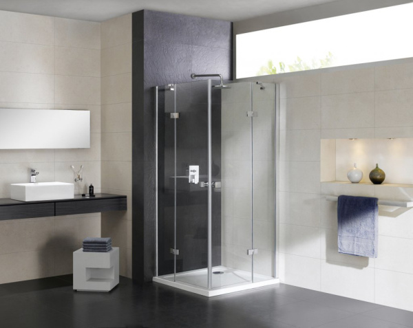 Душевой угол Cezares Crystal-S CRYSTAL-S-A-2-80-C-Cr квадратная   стекла , профиль 