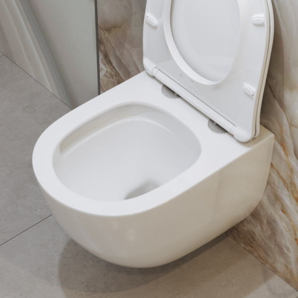 Унитаз подвесной BelBagno Amanda BB051CH-TOR-FC/SC Tornado фаянс белый
