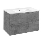Тумба  подвесная Vincea Mia VMC-2MC900BT 90 см  2 ящика цвет Beton 