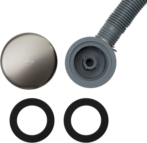 Слив-перелив для ванны атомат Allen Brau Priority 5.31027-MG латунь/пластик брашированный 