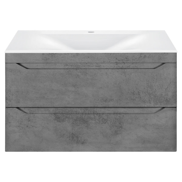 Тумба  подвесная Vincea Fine VMC-2F800BT 80 см  2 ящика цвет Beton 