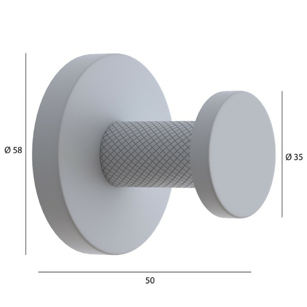 Крючок для полотенец Boheme Uno 10976-G латунь