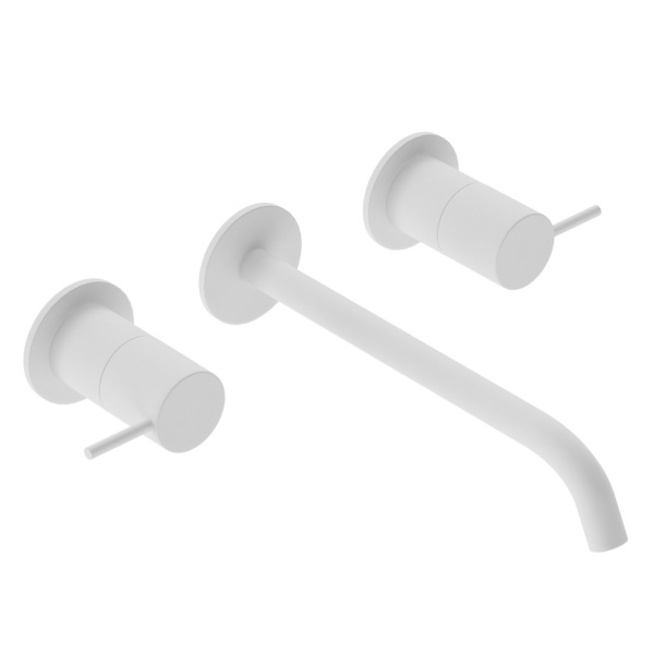 Смеситель для раковины Cezares Leaf LEAF-BLI3L-20-L-BIO белый матовый