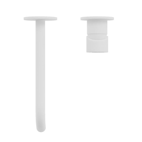 Смеситель для раковины Cezares Leaf LEAF-BLI2-20-L-BIO белый матовый