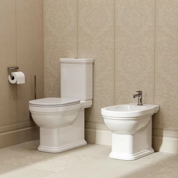 Унитаз напольный Kerama Marazzi Pompei  Rimless фарфор белый