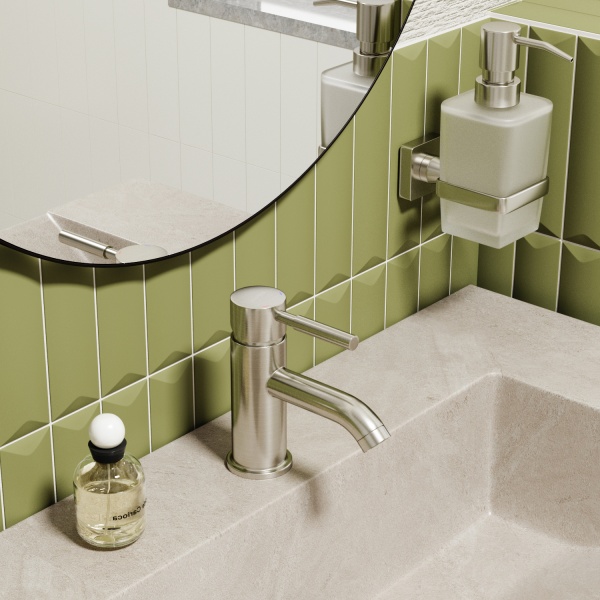 Смеситель для раковины Wasserkraft Wern 4205 никель