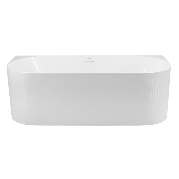 Акриловая ванна пристенная BelBagno  BB412-1700-800 170x80 овальная цвет белый