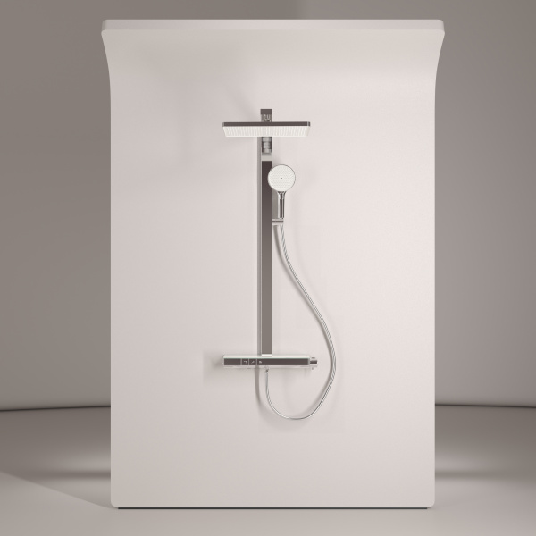 Душевая система со смесителем Sancos Vos SC6100CH монтаж настенная с термостатом хром