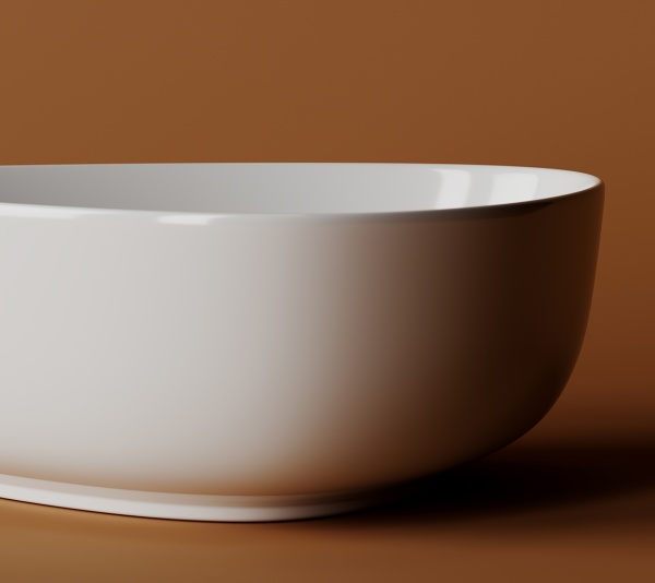 Раковина накладная нестандартная Ceramica Nova Element CN5026 фарфор цвет белый