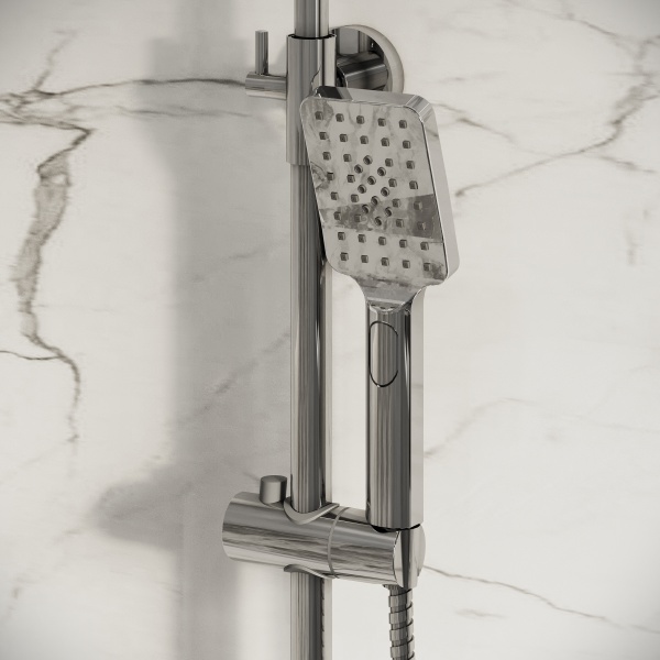 Душевая система со смесителем Grossman Cosmo 500.K35.02.100 монтаж настенная без термостата хром