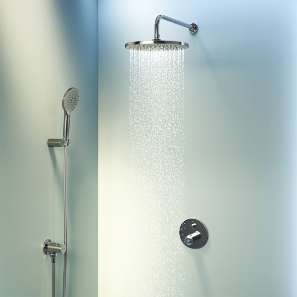 Душевая система со смесителем Am.Pm X-Joy FP85A1RH20 монтаж встраиваемая в стену без термостата хром