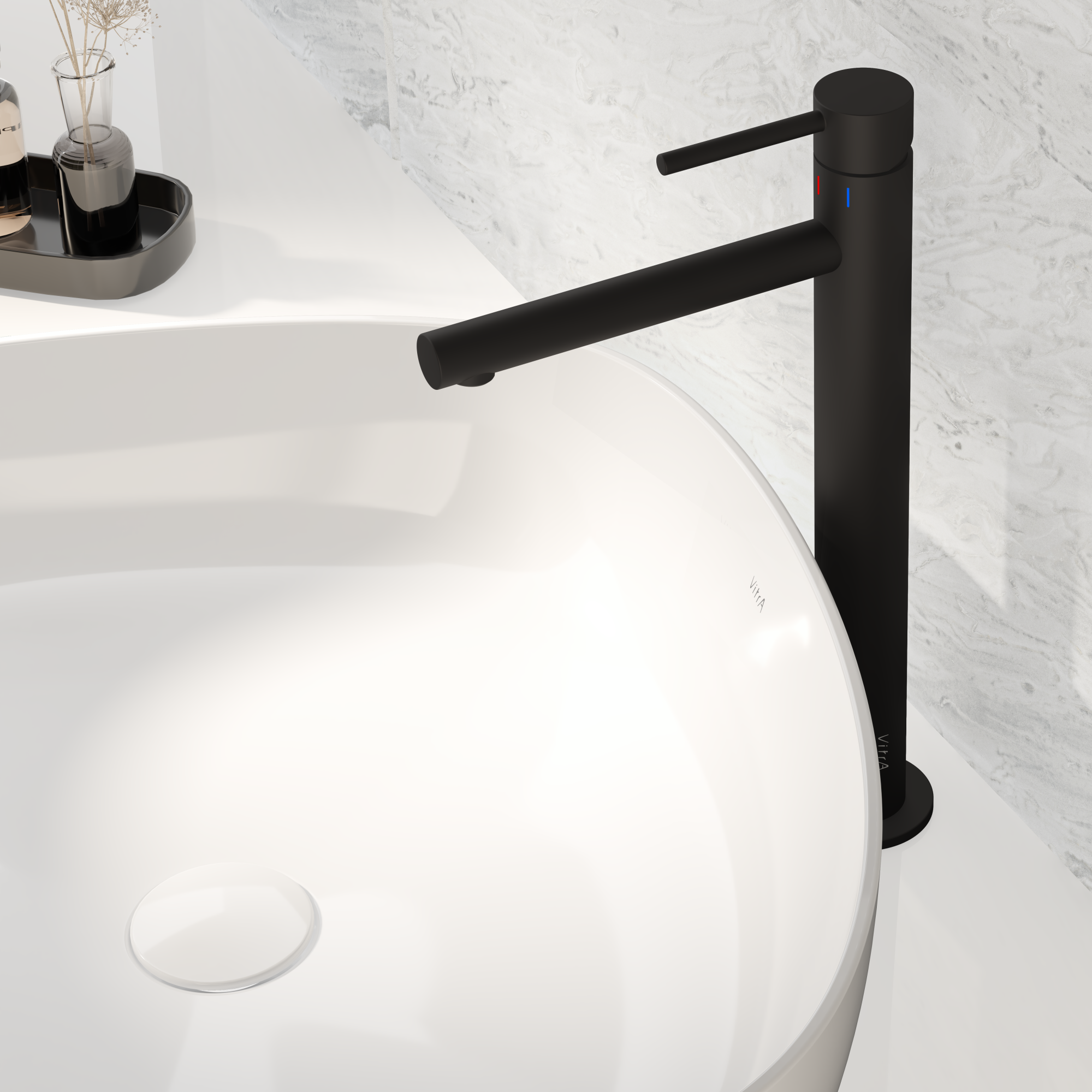Смеситель для раковины VitrA Origin A4255836 матовый черный