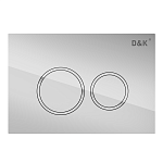 Кнопка смыва механическая D&amp;K Bayern DB1529001 цвет хром