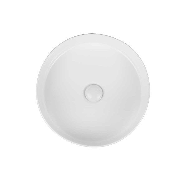 Раковина накладная круглая Vincea  VBS-316 фарфор цвет белый